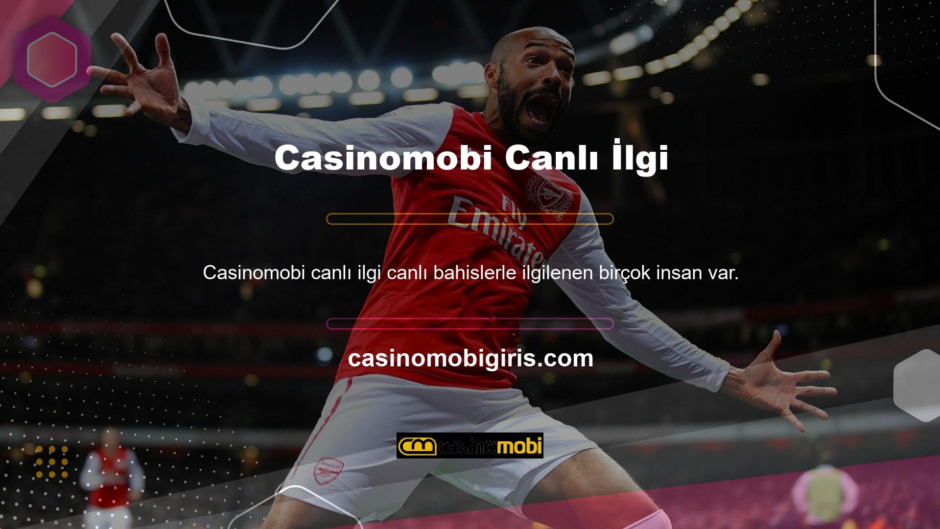 Tüm bahis siteleri canlı oyunlar gösterir